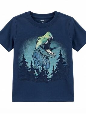 NWT Carter’s T-Rex Dinosaur Graphic Tee XS 4/5